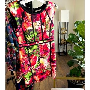 Floral flirty party dress